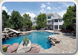 Pool Stone Patio